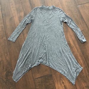 Grey Asymmetrical Dress